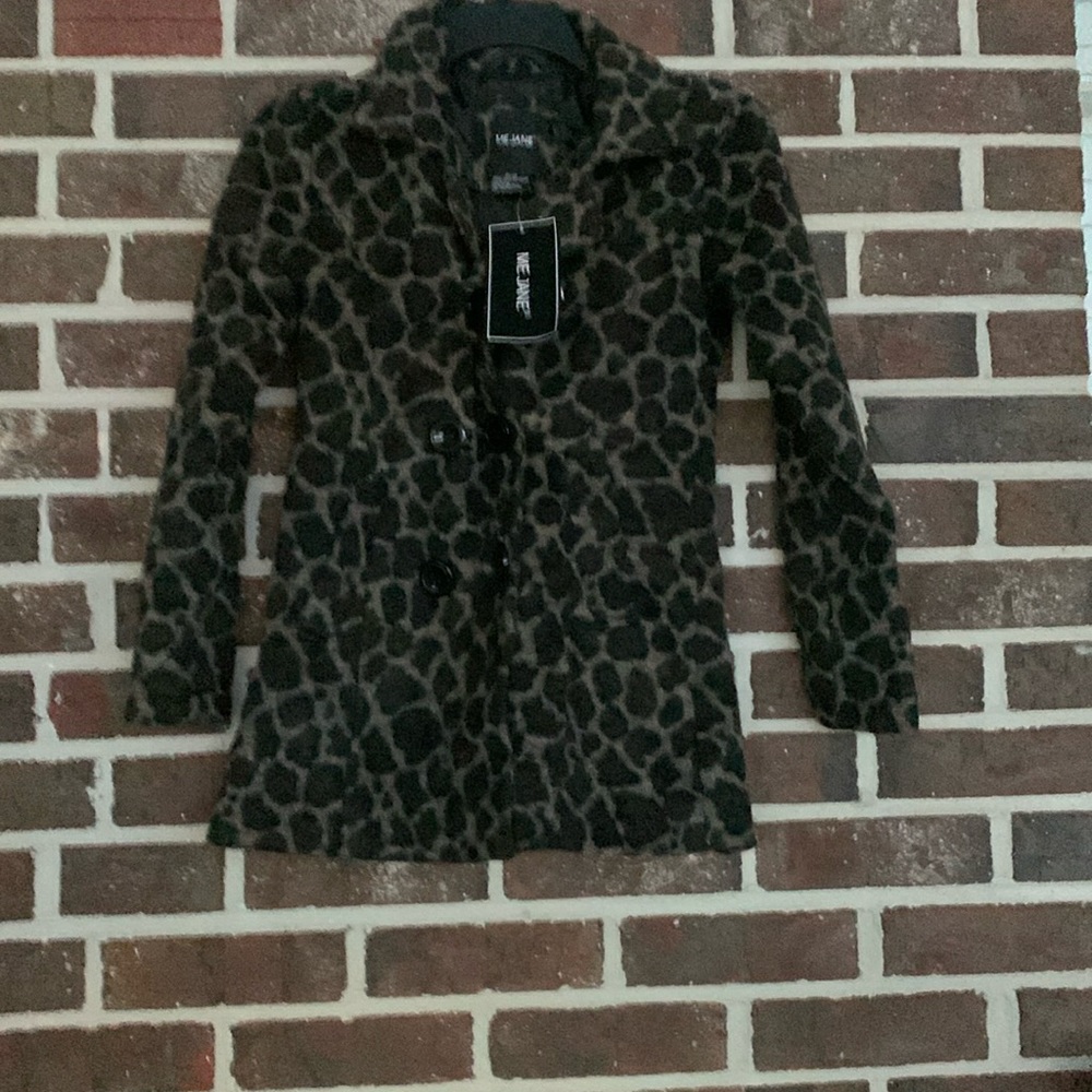 I’m selling a printed pea coat it’s unworn with a tag on it